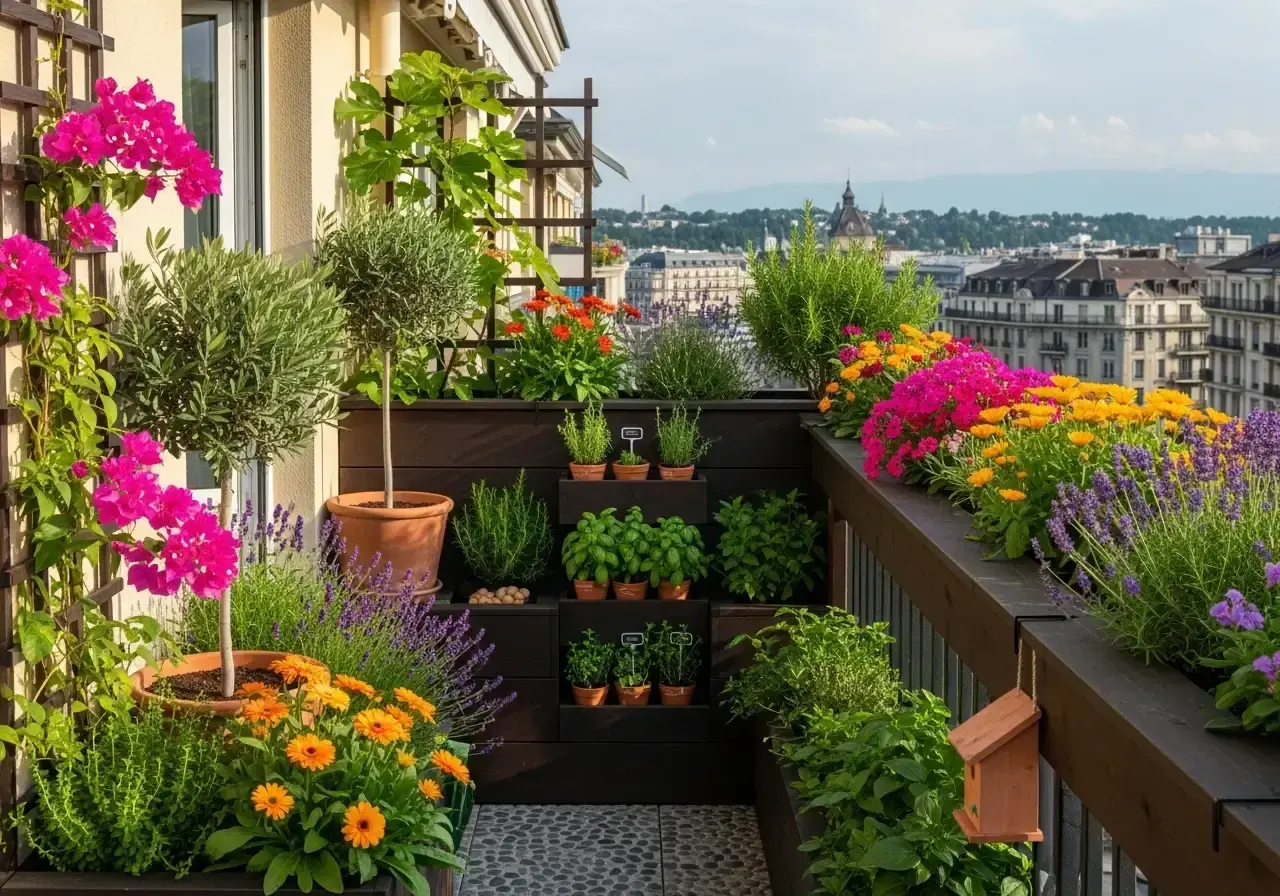 Balcons et terrasses d'appartements